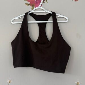 Brown Women's Sports Bra